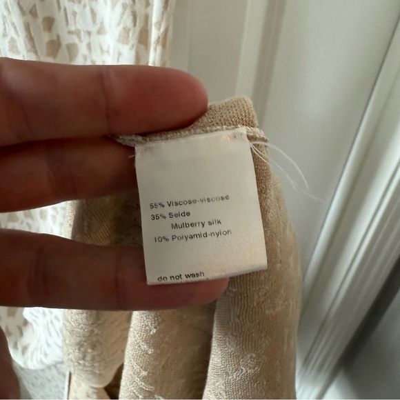 Akris Patterned Sleeveless Dress Size US 4 Color White Cream - Picture 5 of 6